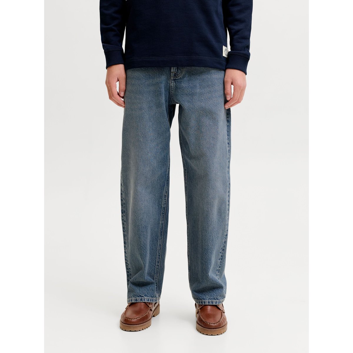 Jean Baggy Fit blue denim, JACK & JONES JUNIOR