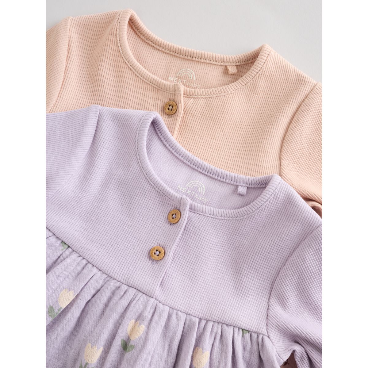 Robe bébé tissée, lot de 2 violet/rose, NEXT