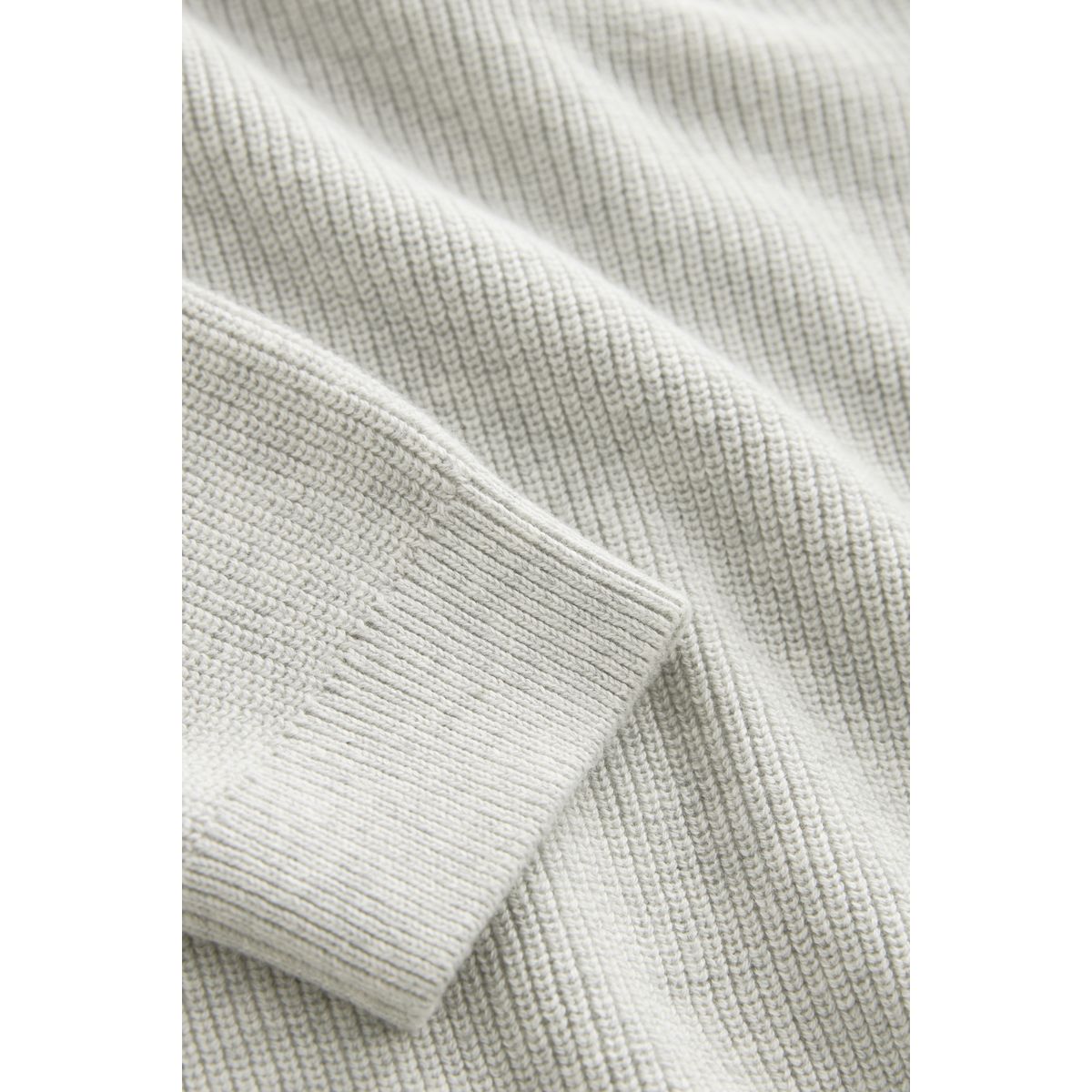 Pull ras du cou en maille gris, NEXT