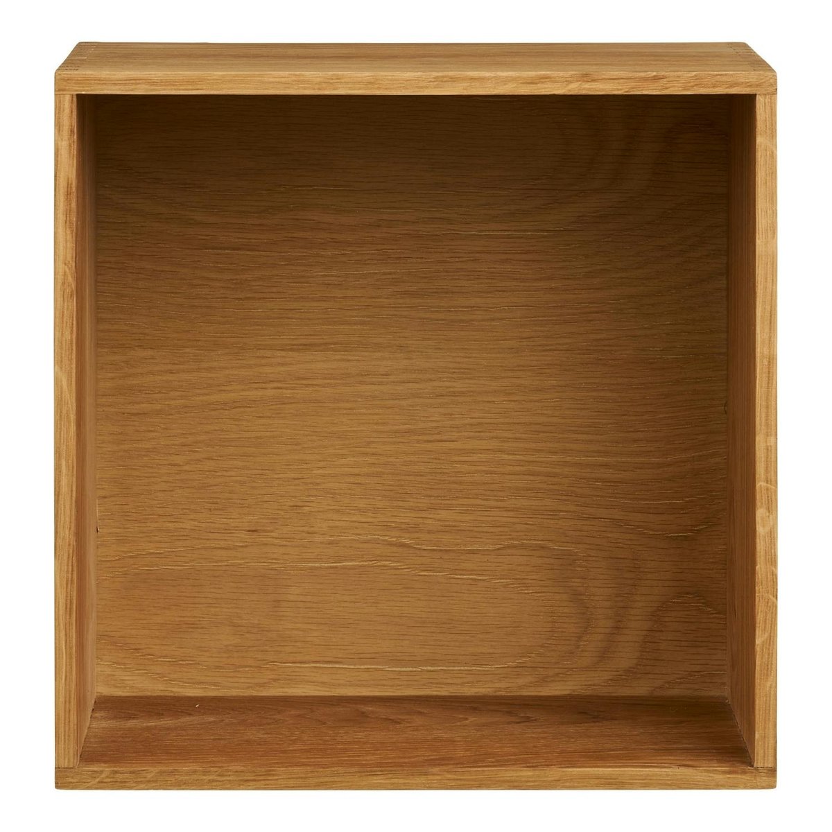 Etagère cube murale en bois de chêne 30 cm VARDE bois naturel, PIER IMPORT