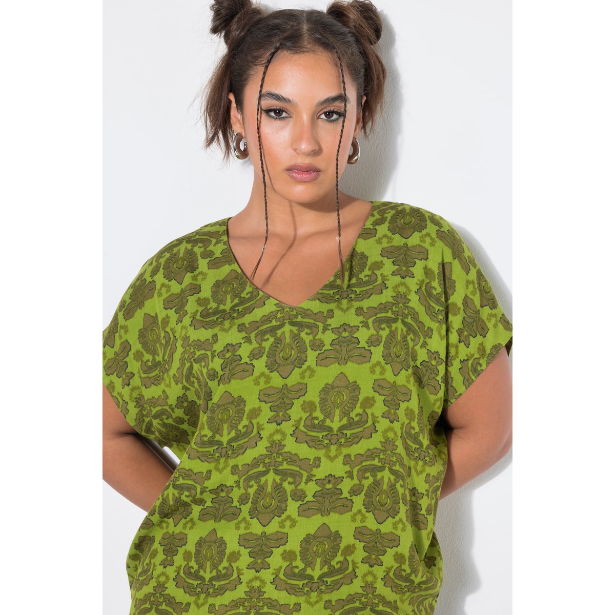 Blouse oversize. Imprimé cachemire petit pois, STUDIO UNTOLD