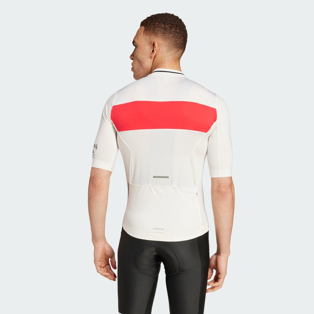 Maillot De Cyclisme Adidas Heritage Tempo 3 Bandes Maillot De Cyclisme Adidas Heritage Tempo 3 Bandes chalk white / pure ruby, adidas Performance