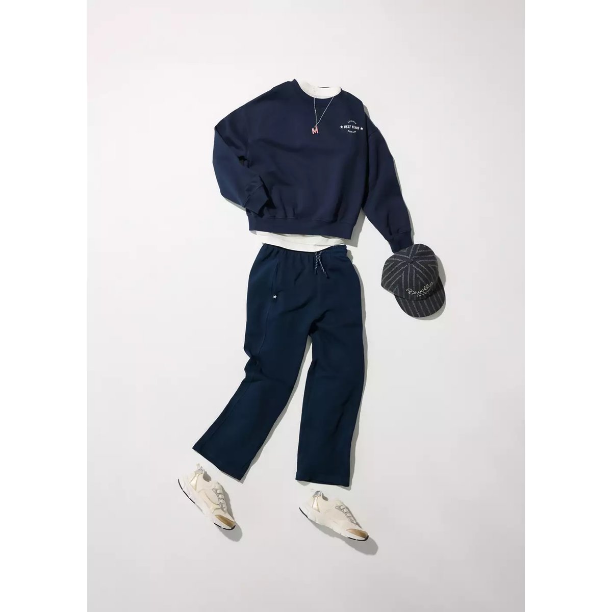 Sweat relaxed fit avec détail imprimé bleu marine, MANGO KIDS