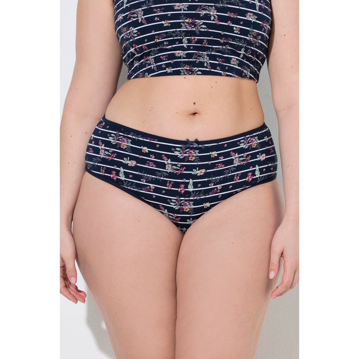 Culottes midi, lot de 2 bleu nuit, ULLA POPKEN