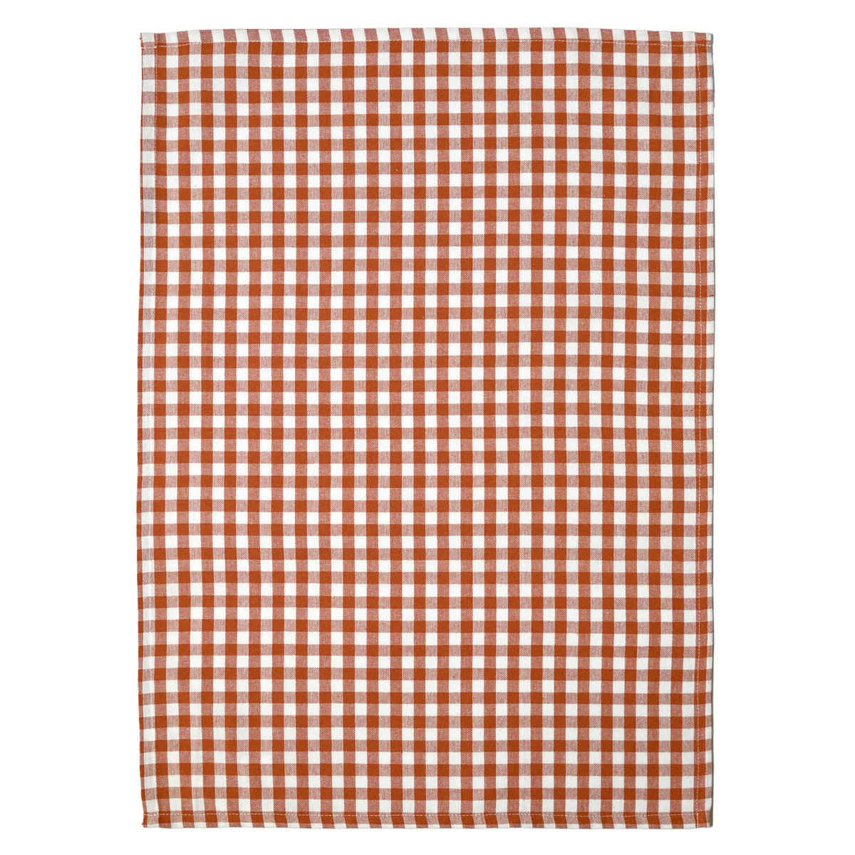 Torchon de cuisine en coton motif vichy - QABANE terracotta, HOME MAISON