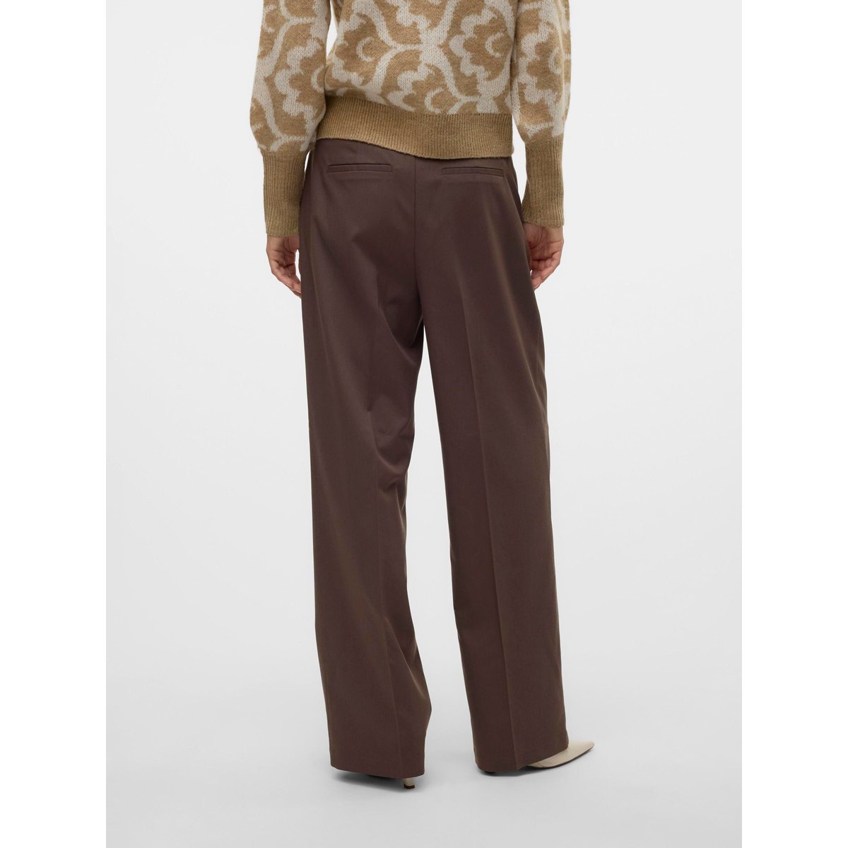 Pantalon De Tailleur chocolate brown, VERO MODA
