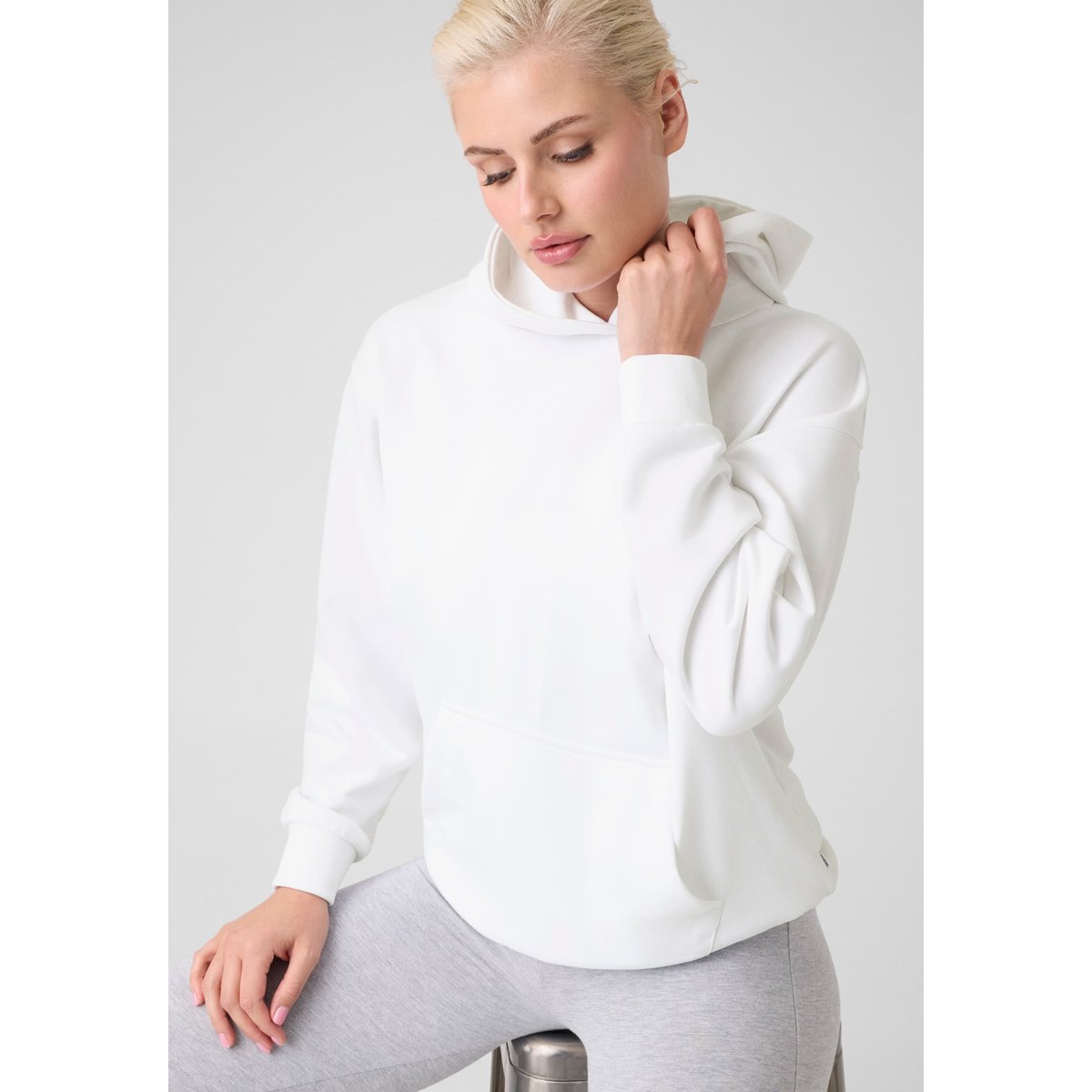 Sweat À Capuche Imprimé blanc, GUESS