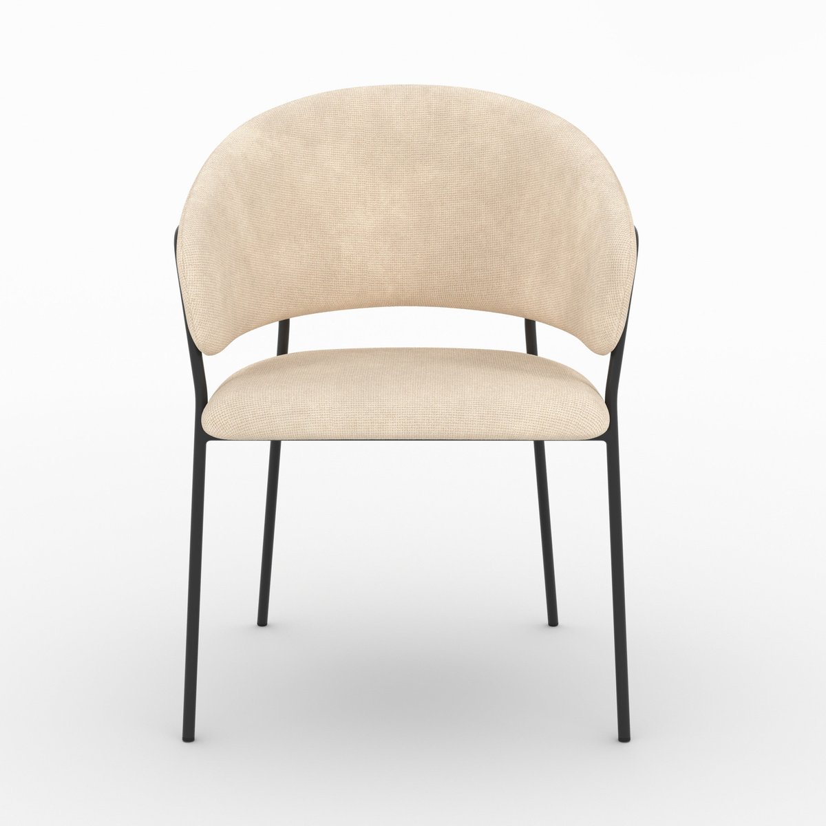 Chaise Amaya - AMAYA beige, MAISON PAVANE