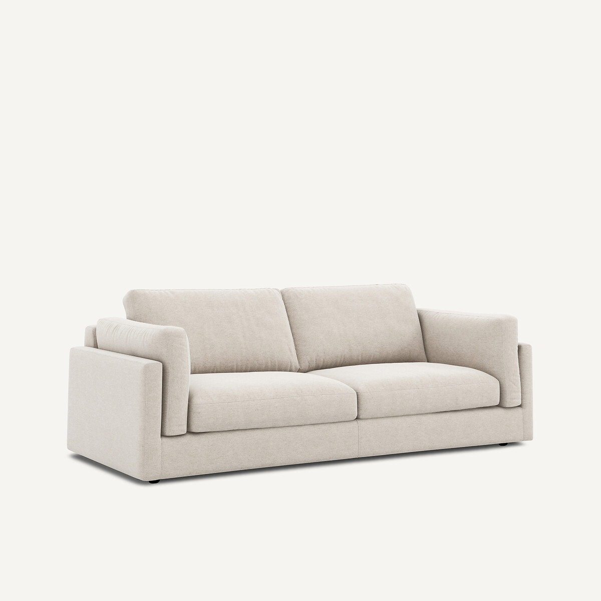 Schlafsofa, aus meliertem Leinen, CÉSAR elfenbein, AM.PM