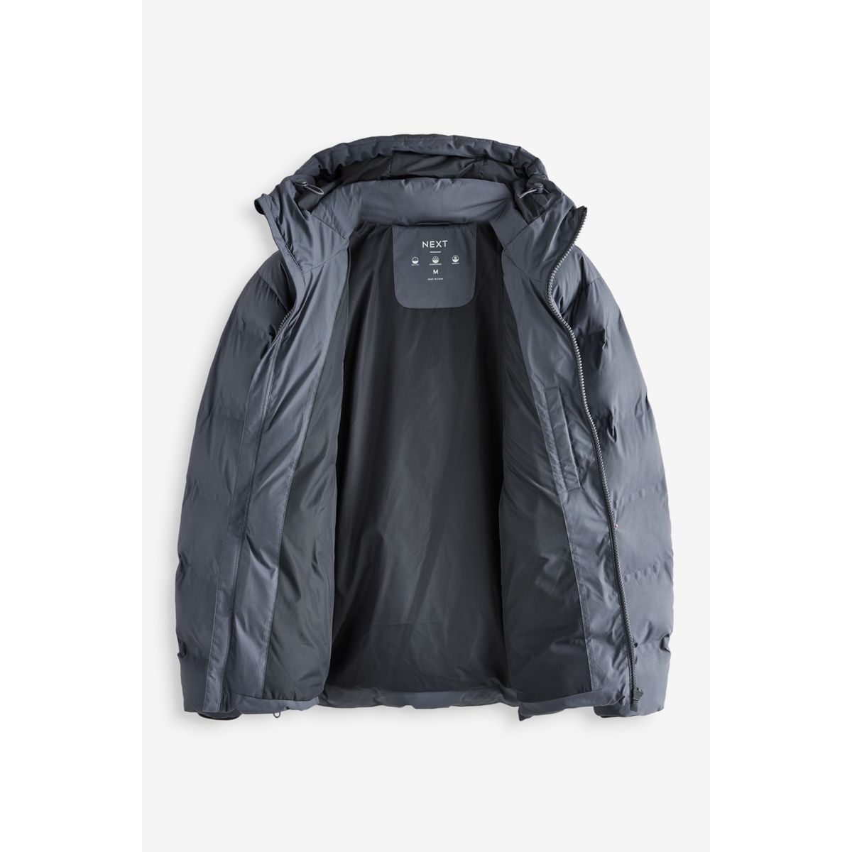 Doudoune à capuche imperméable bleu, NEXT