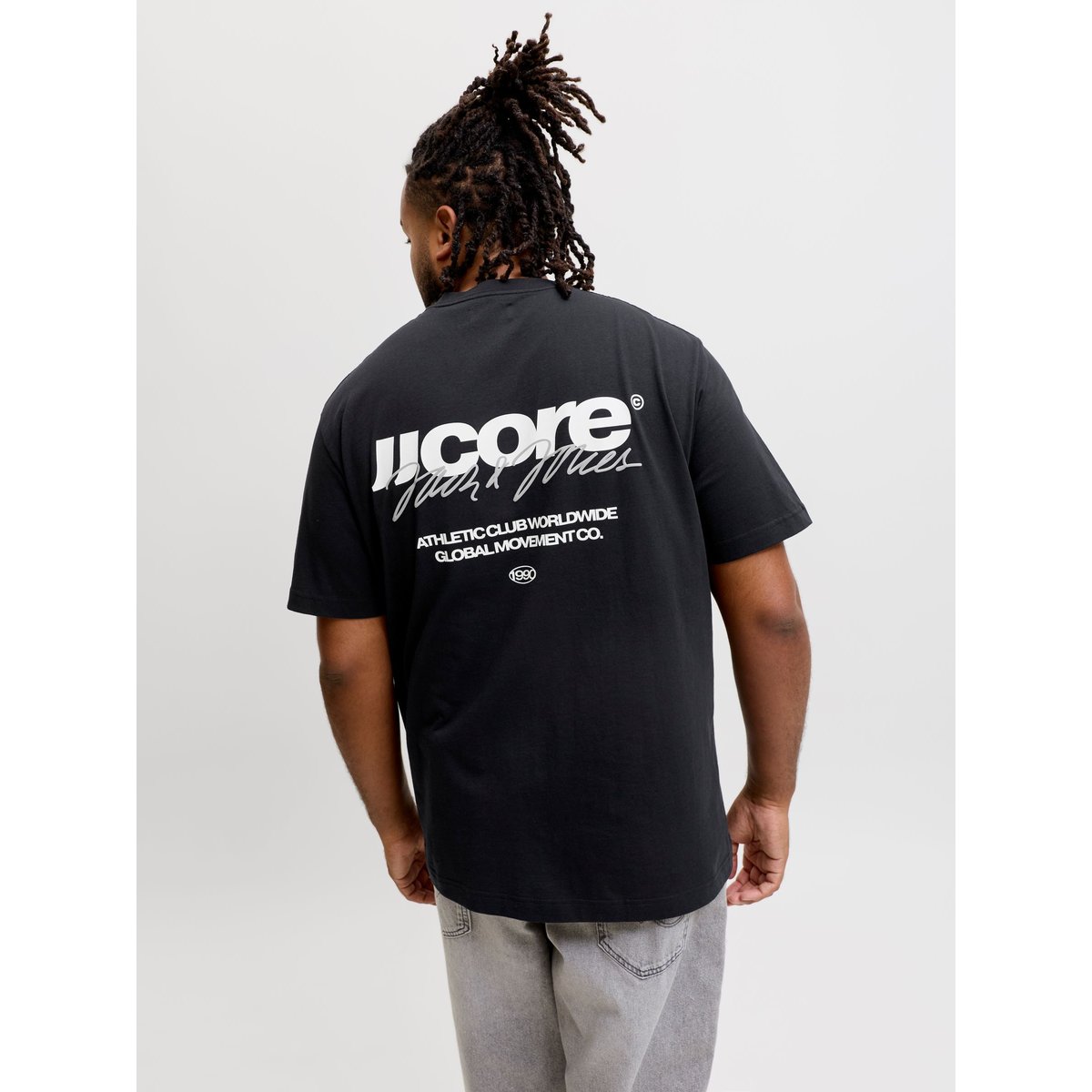 T-Shirt noire - black, JACK & JONES