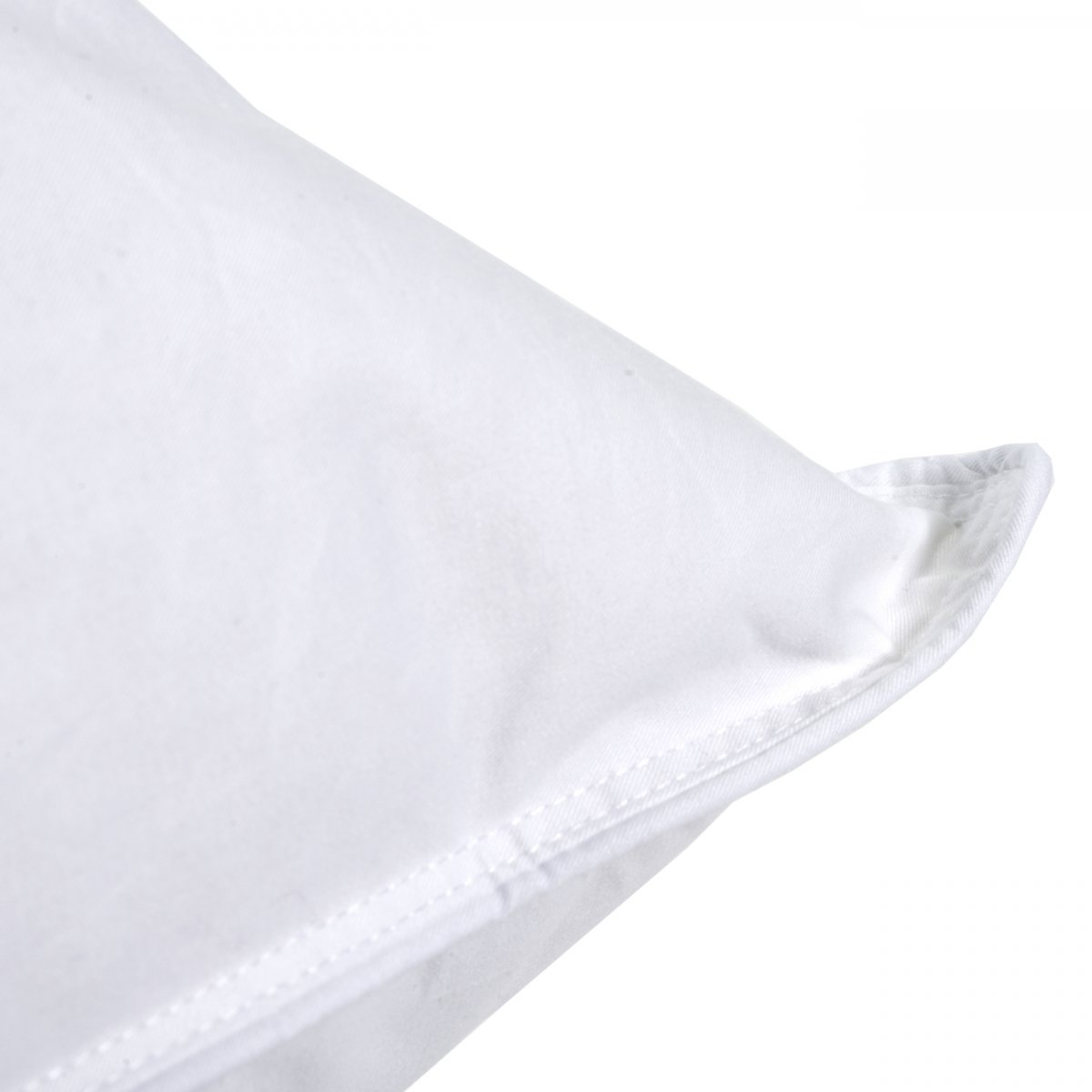 Oreiller moelleux naturel 90% DUVET DE CANARD blanc, BLEU CALIN