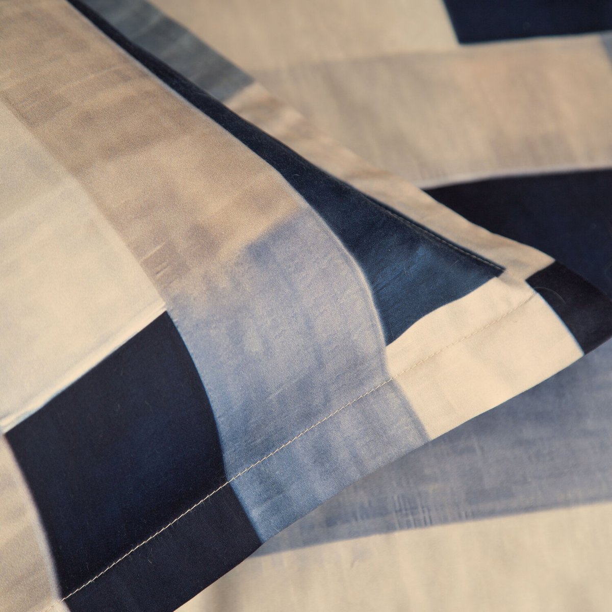 Parure housse de couette 100% satin de coton imprimé, Wang multicolore, C DESIGN HOME TEXTILE