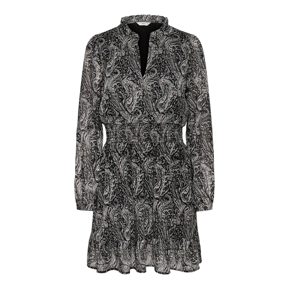 Robe courte imprimée noir, ONLY