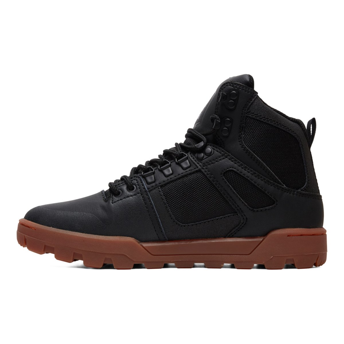 Chaussures montantes résistantes à l’eau PURE HIGH-TOP WR. noir black/gum, DC SHOES