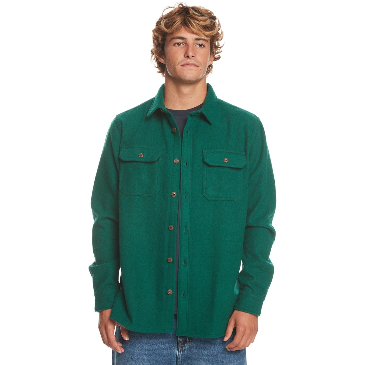 Chemise manches longues SALTERHILL vert greener pastures, QUIKSILVER