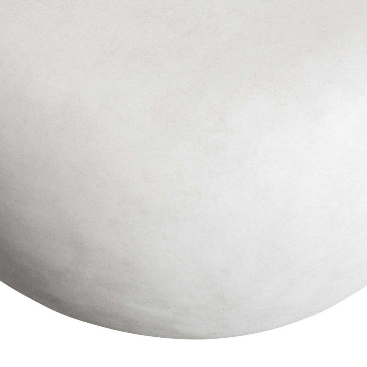 Table d'appoint en fibre d'argile PEBBLE blanc, VTWONEN