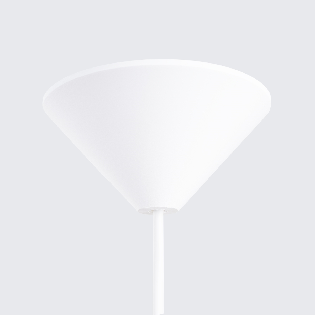 Suspension Acier Blanc E27 1 Gina blanc, EDEN