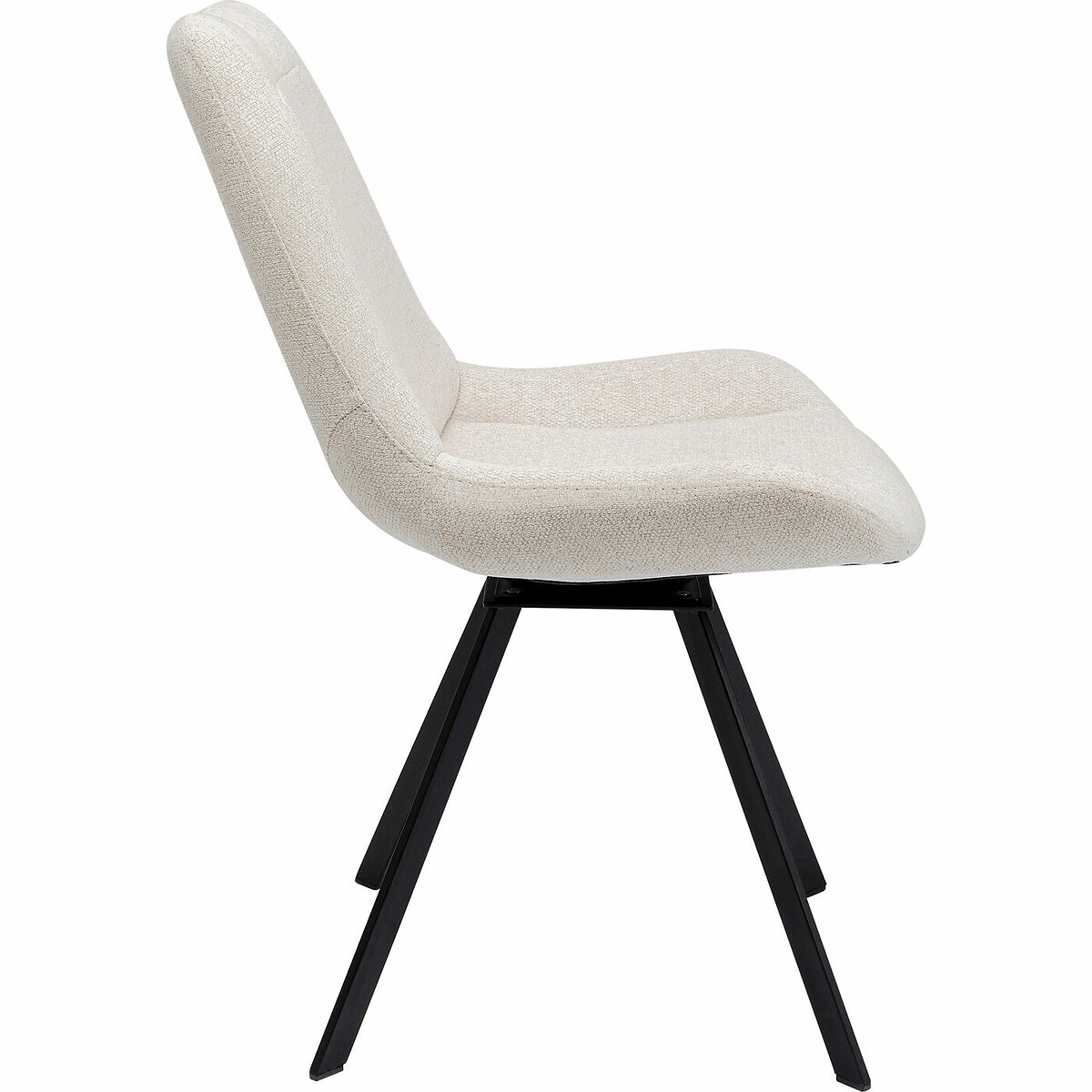 Chaise pivotante Blade crème crème, KARE DESIGN