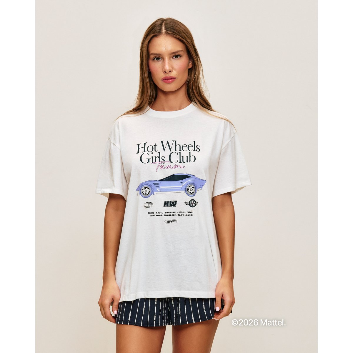 Ensemble de pyjama "Hot Wheels HOTWHEELIZ blanc, UNDIZ