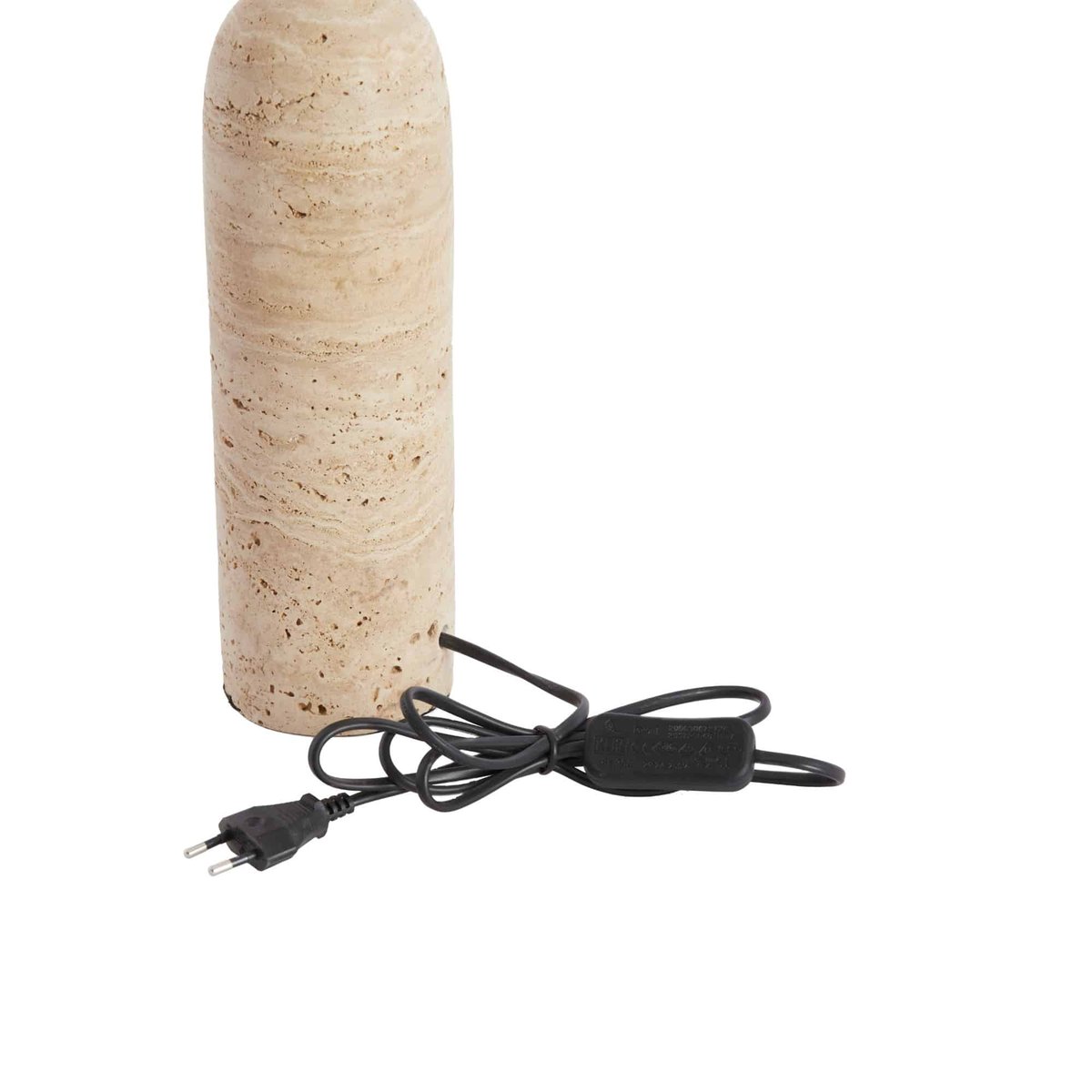 Pied De Lampe Ciment MALAKAI marron, LIGHT & LIVING