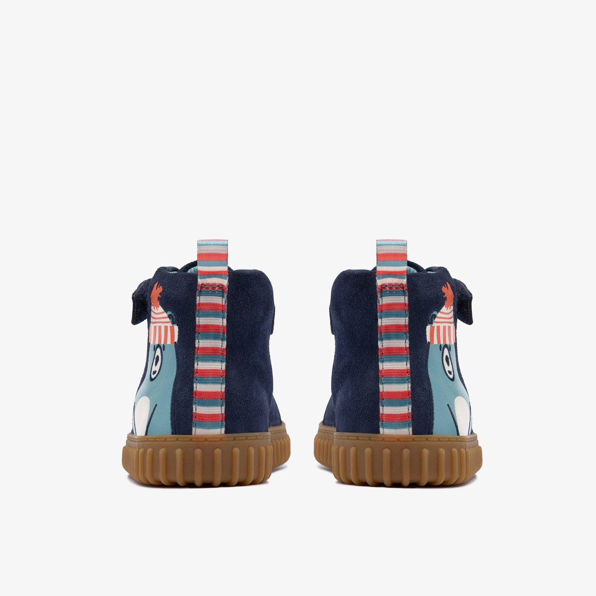 Boots Suède Coupe Large COVE KIND T bleu, CLARKS