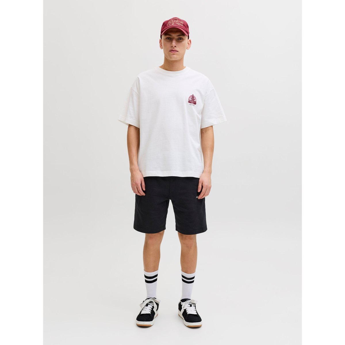 Short En Molleton black 1, JACK & JONES