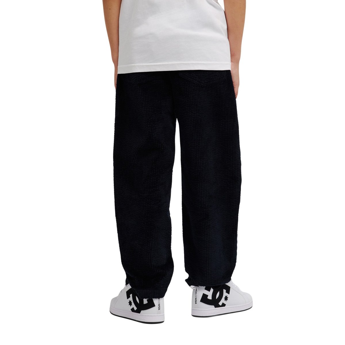 Pantalon en velours BARREL CORD. noir black, DC SHOES