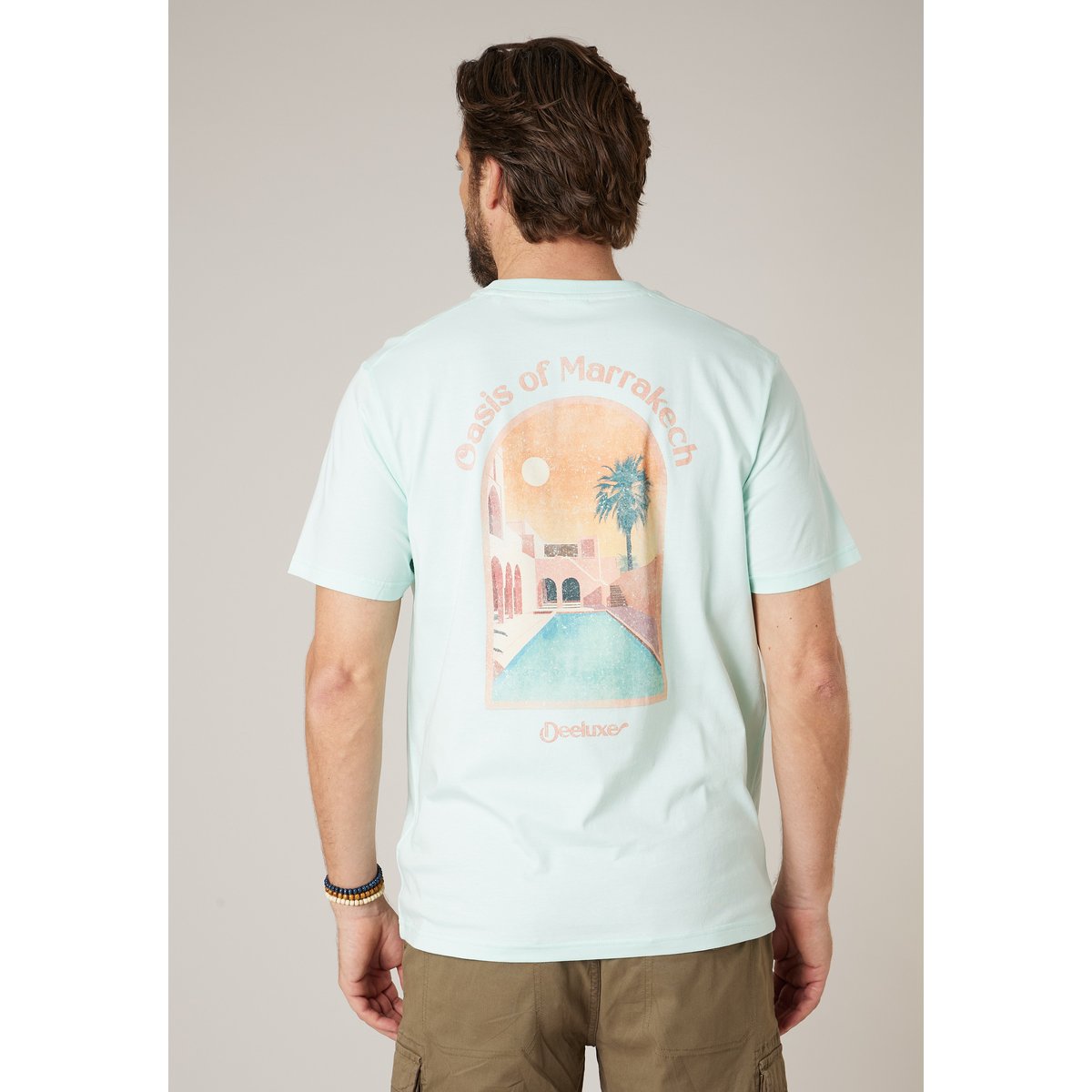 T-shirt homme en coton MARRAKECH lagoon, DEELUXE
