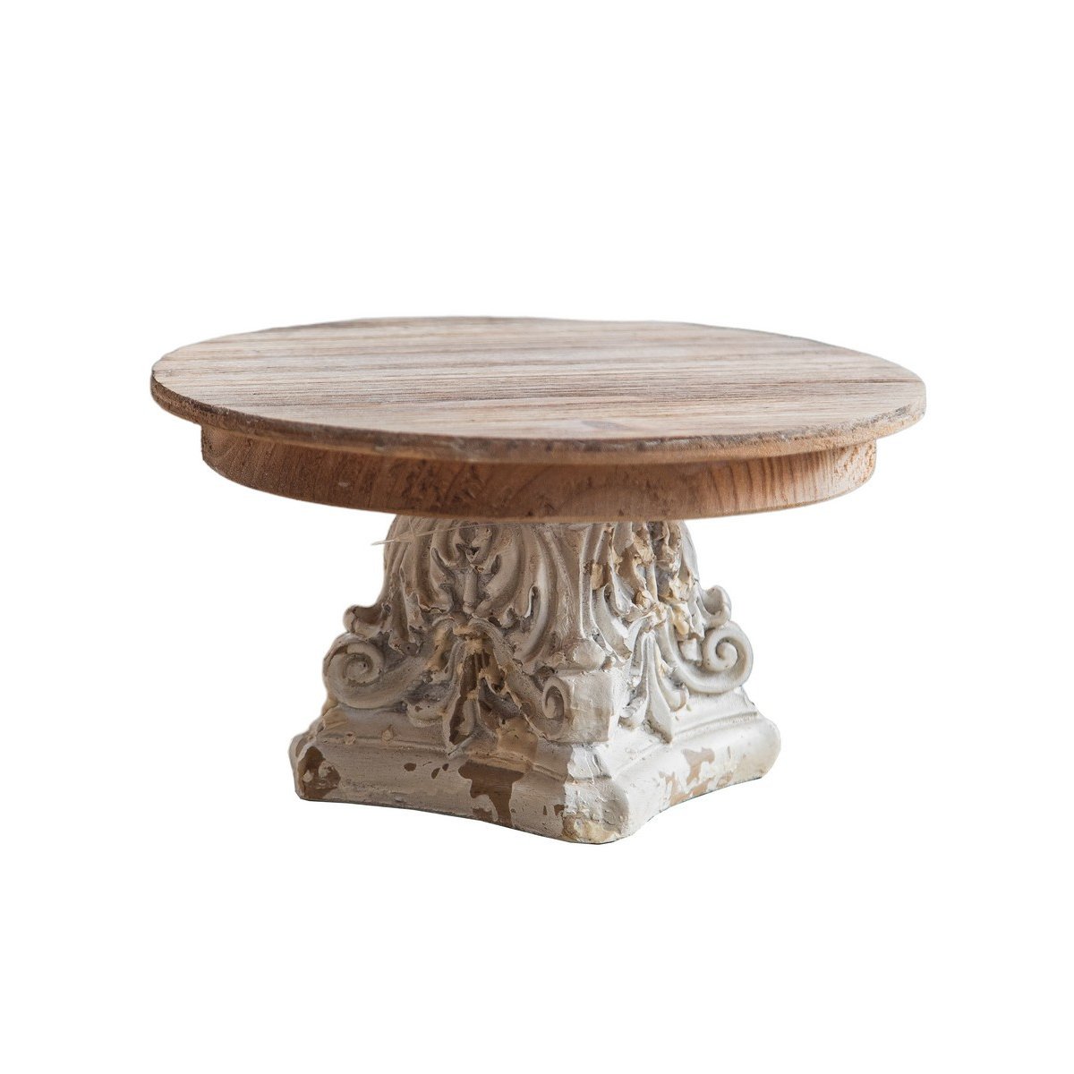 Présentoir élégant en bois - VICTORIA blanc, MATHI DESIGN