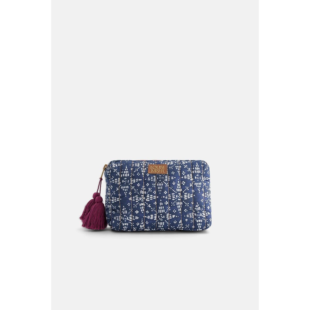 Teiki Graphic Print Wash Bag blue print, LOUISE MISHA
