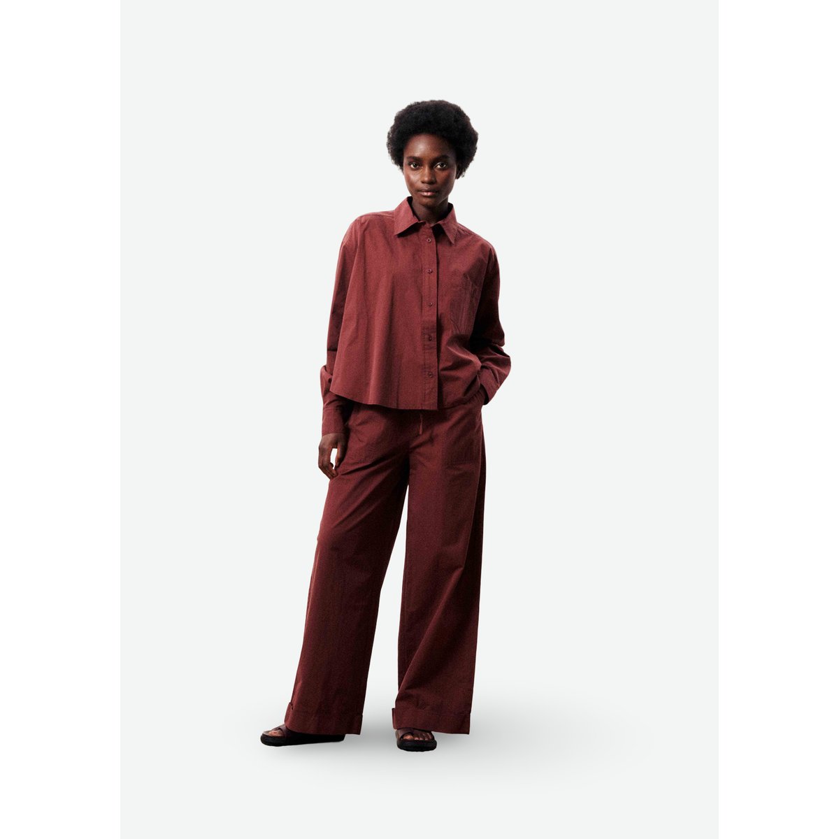 Pantalon ULUNA bordeaux, FRNCH