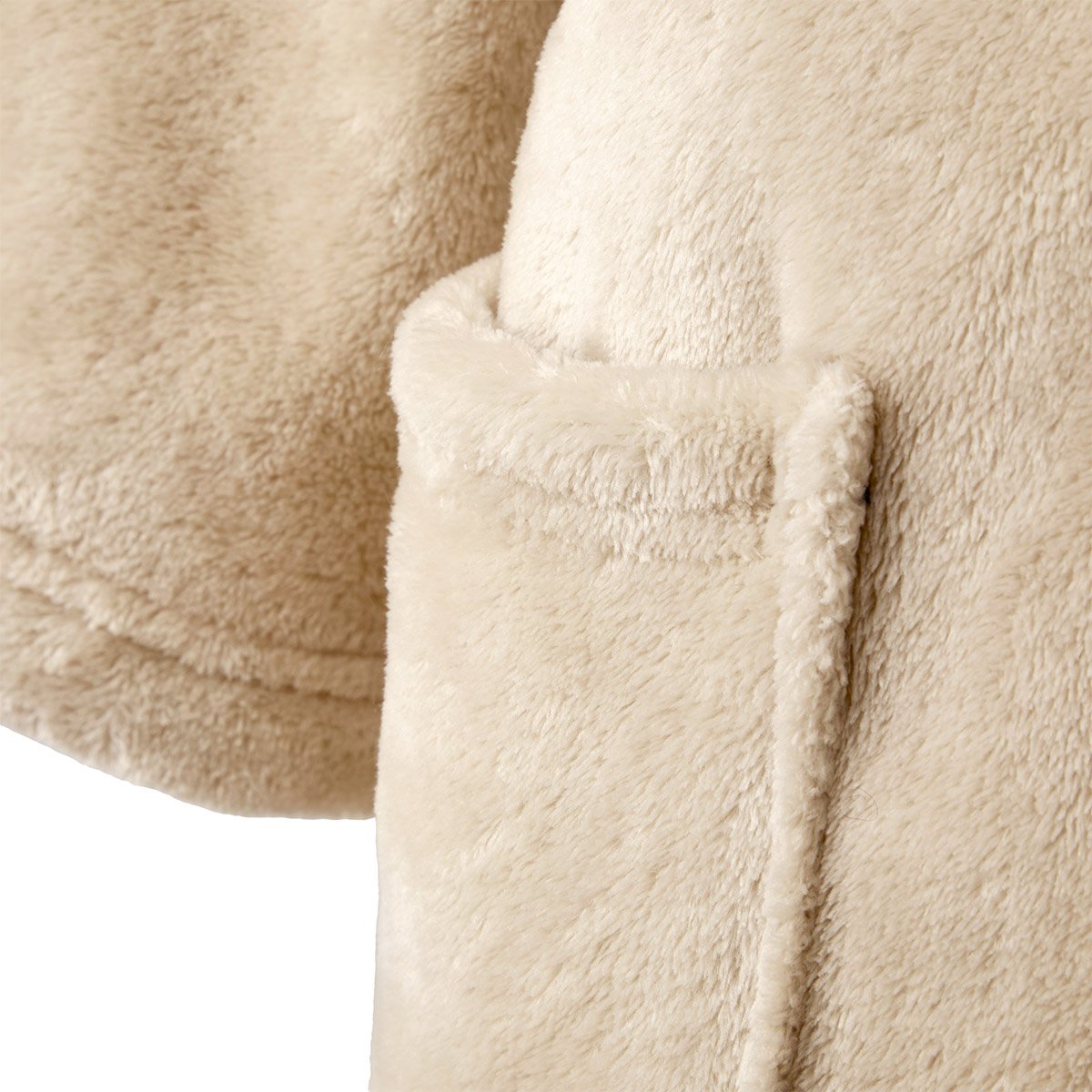 Peignoir en polaire, CHOUCHOU sable, DESFORGES
