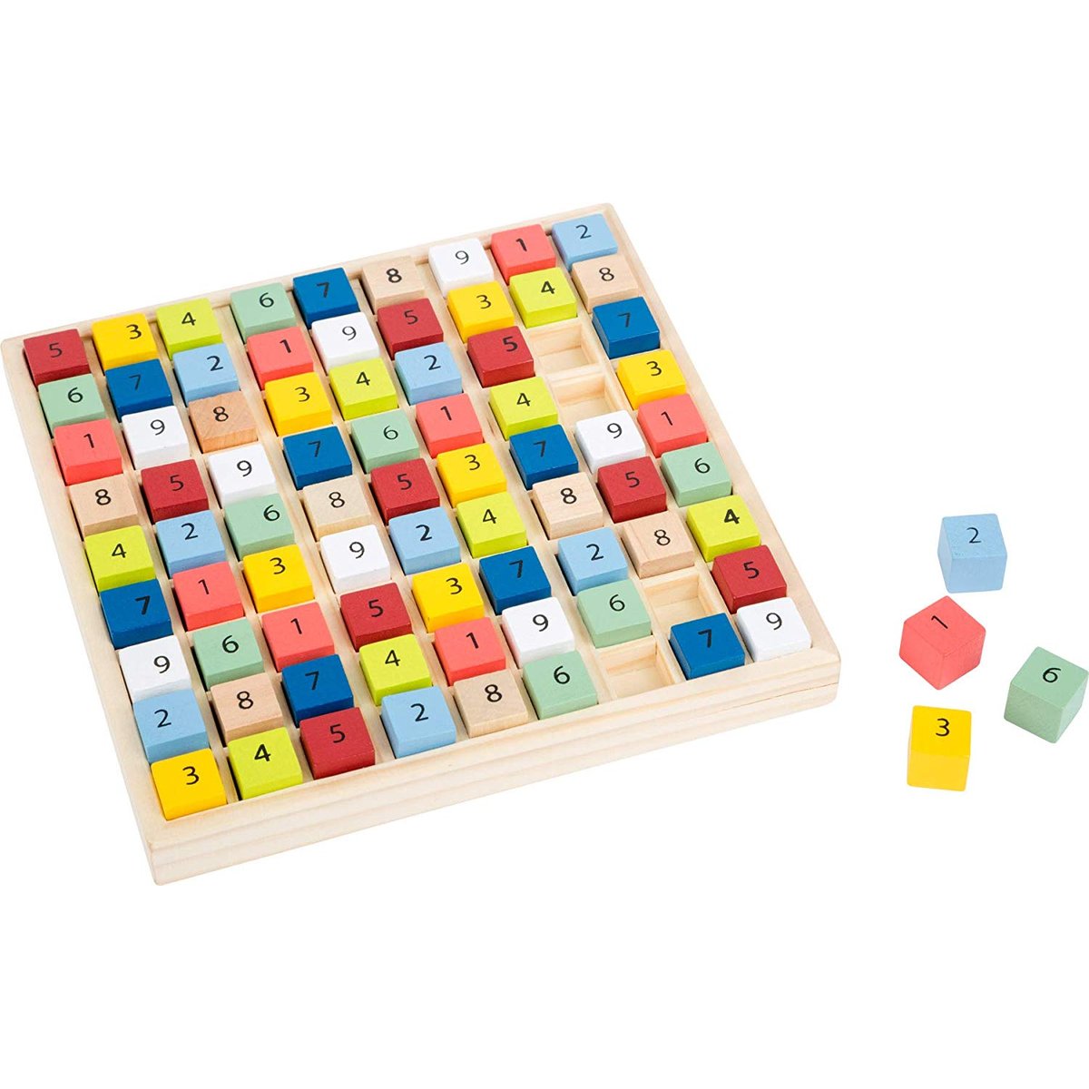Sudoku multicolore beige, SMALL FOOT COMPANY