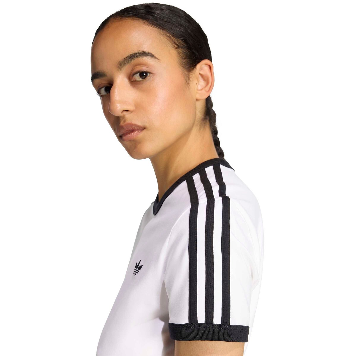 T-shirt manches courtes 3 Stripes blanc, adidas Originals