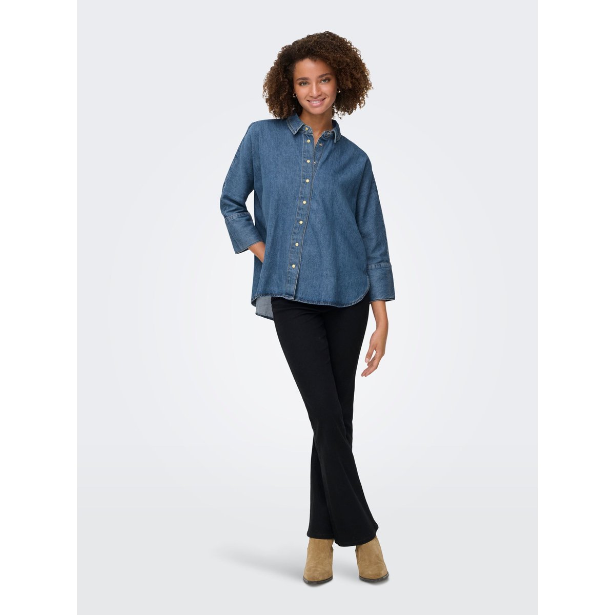 Chemise En Denim medium blue denim, ONLY