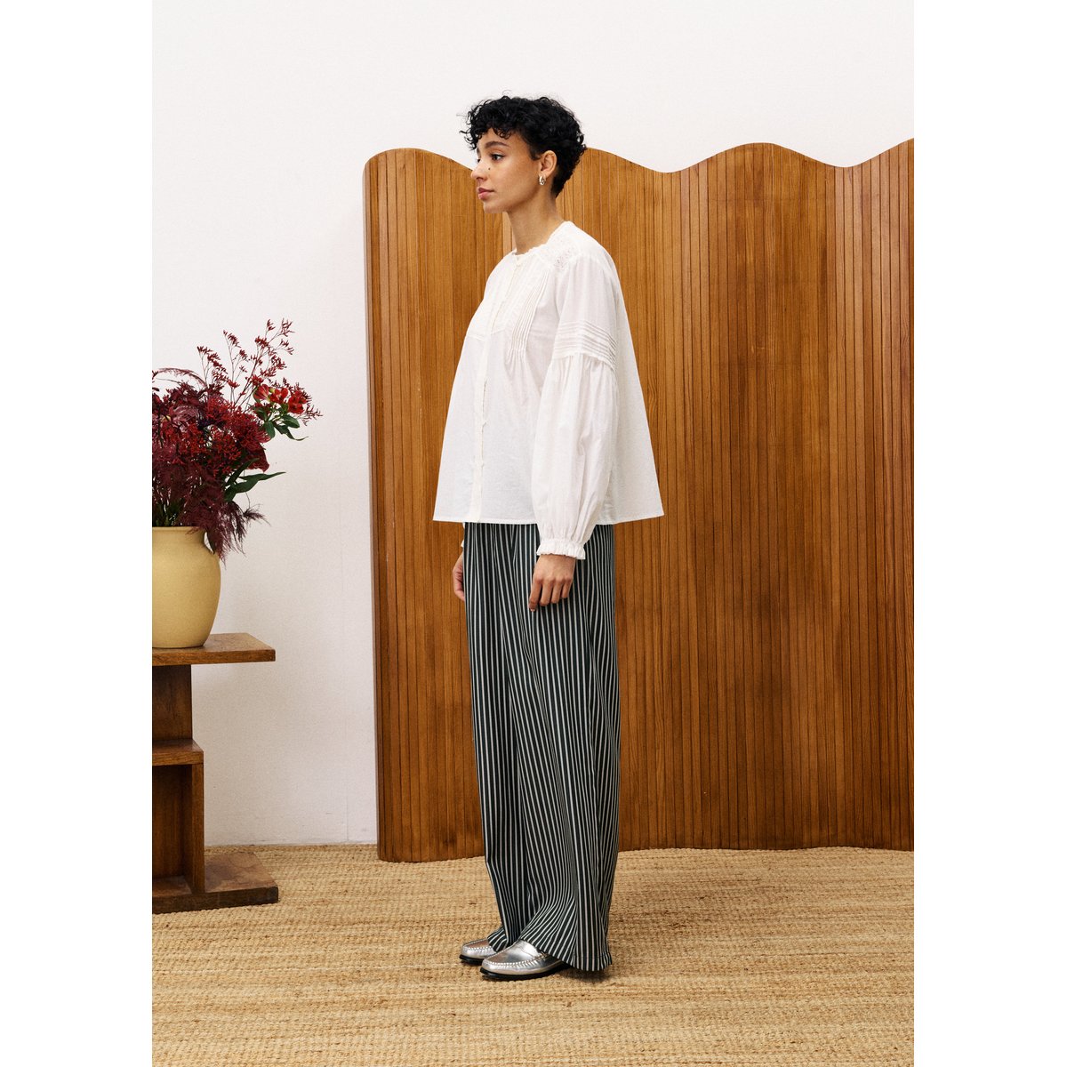 Chemise  en coton DEVI blanc, FRNCH