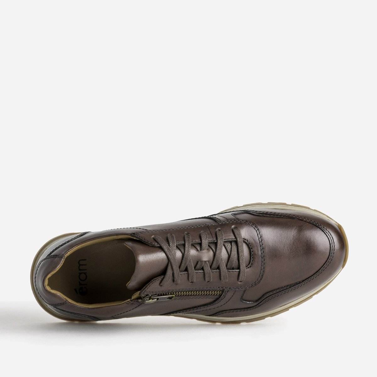 Basket en cuir PACCO marron, ERAM