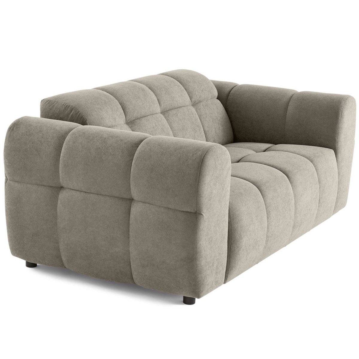 Canapé fixe 2 places - RAY gris, BEST MOBILIER