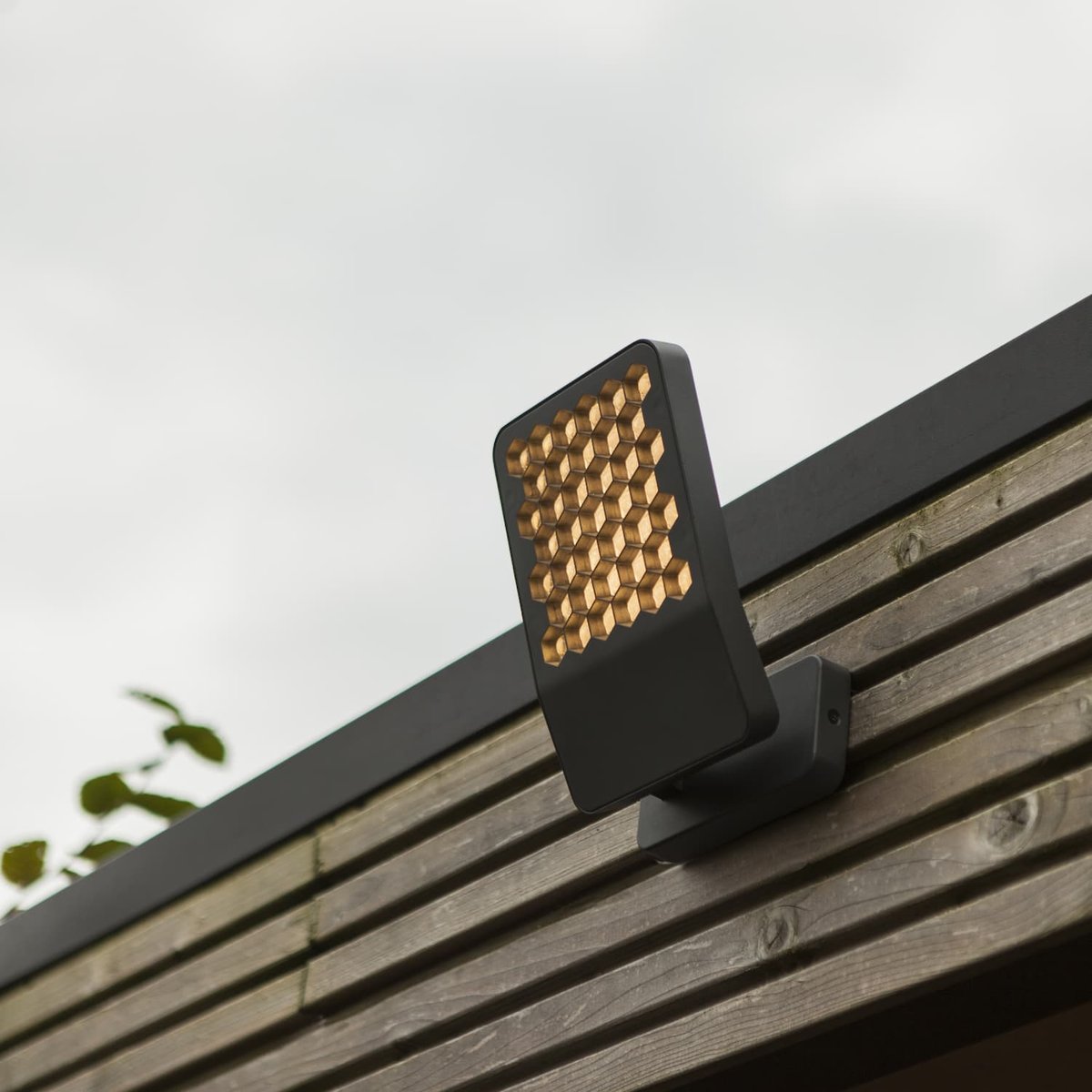 Applique murale d'extérieur sur secteur ATLANTIS GREY aluminium LED blanc chaud H11m dark grey, LUMISKY