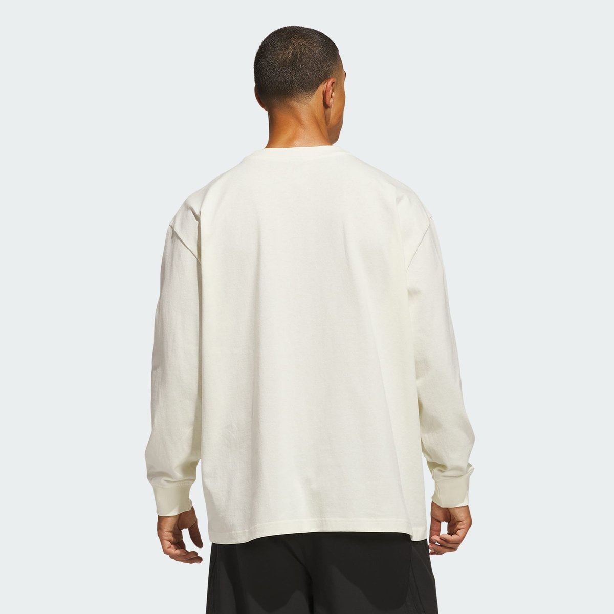 T-Shirt À Manches Longues Basketball En Jersey Adidas T-Shirt À Manches Longues Basketball En Jersey Adidas off white, adidas Performance