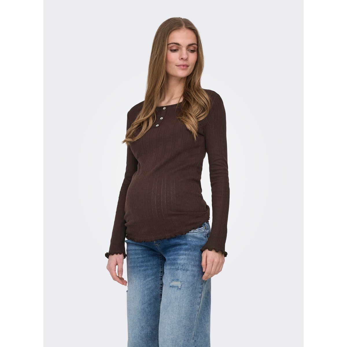 Top marron - coffee bean 1, ONLY