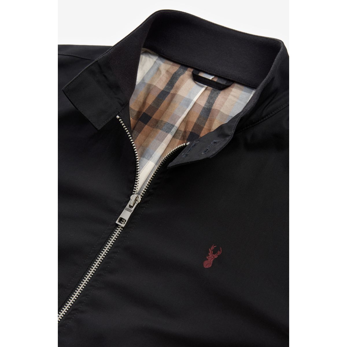 Blouson harrington déperlant doublure noir, NEXT
