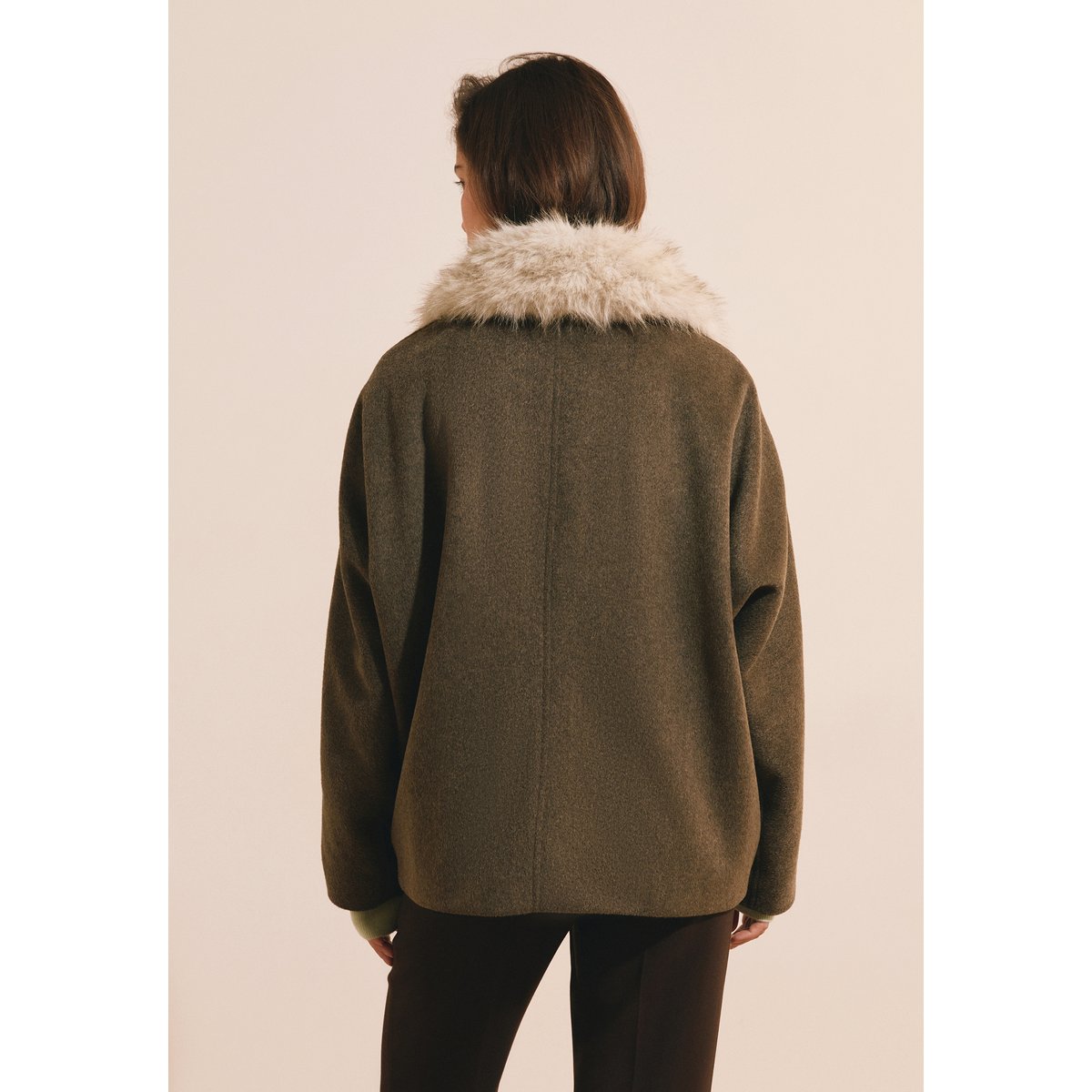 ETAM GROSSE PIECE MIVIE - MANTEAU taupe, ETAM