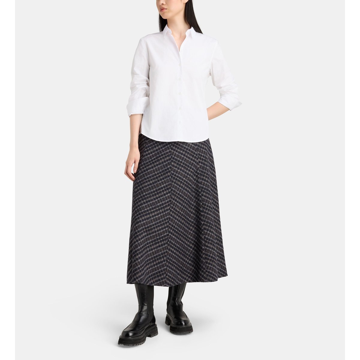 Chemise droite padras pop coton blanc, JODHPUR