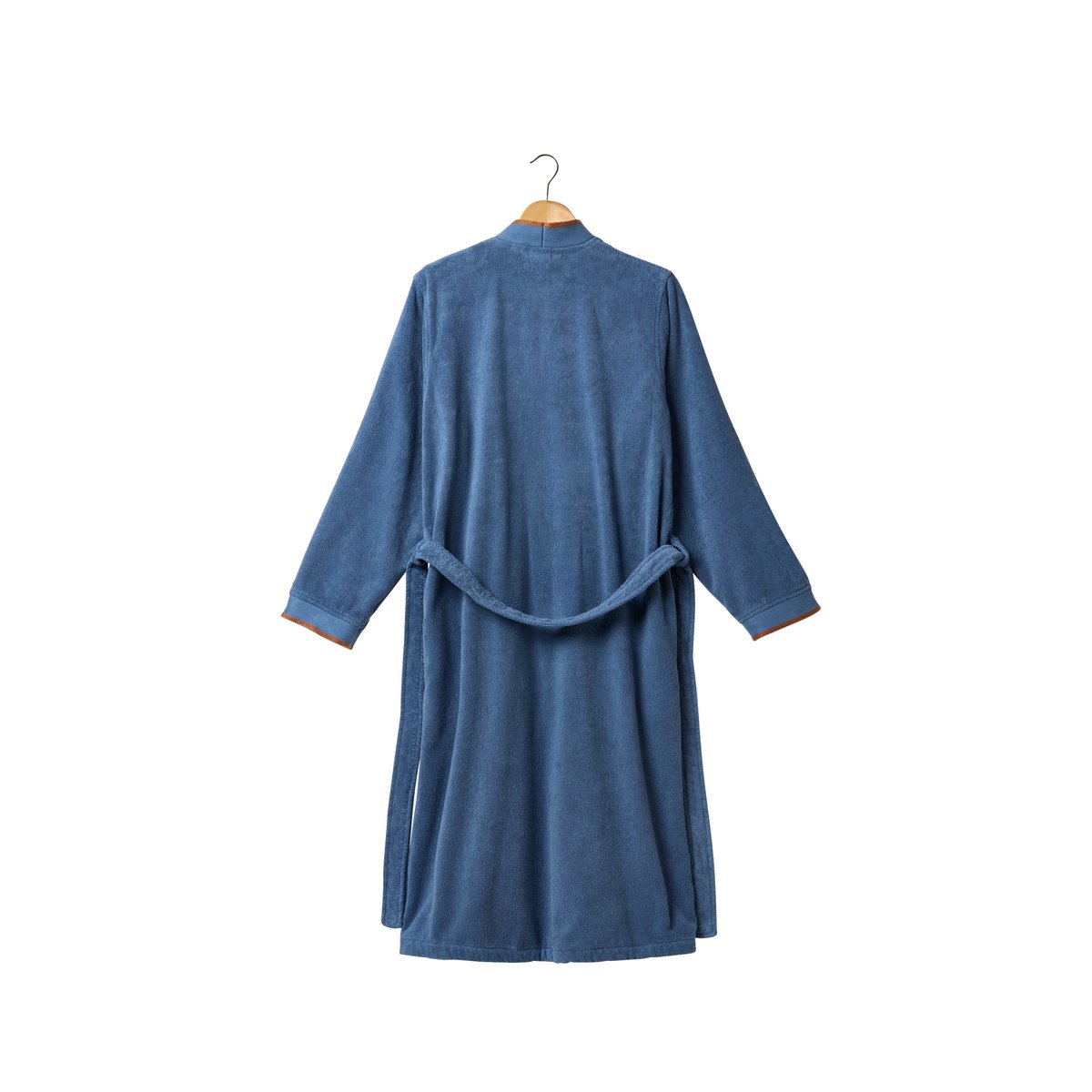 Peignoir VUELO bleu pétrole, CARRE BLANC