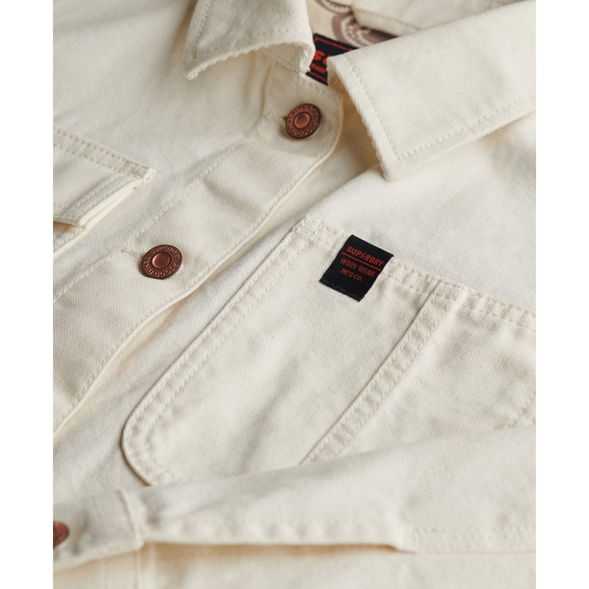 Veste Chore blanc cassé, SUPERDRY