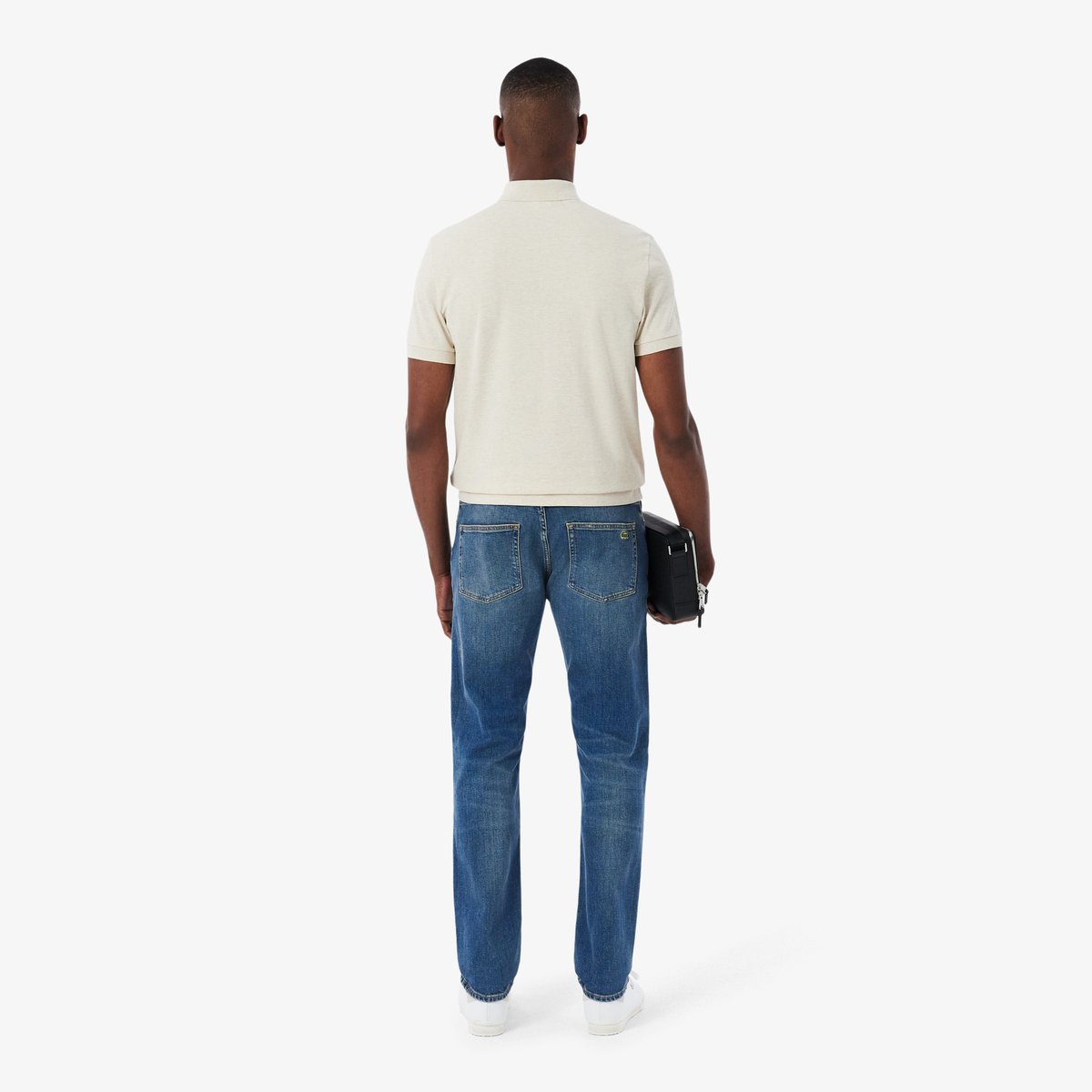 Jean 5 poches indigo slim fit bleu-mk9, LACOSTE