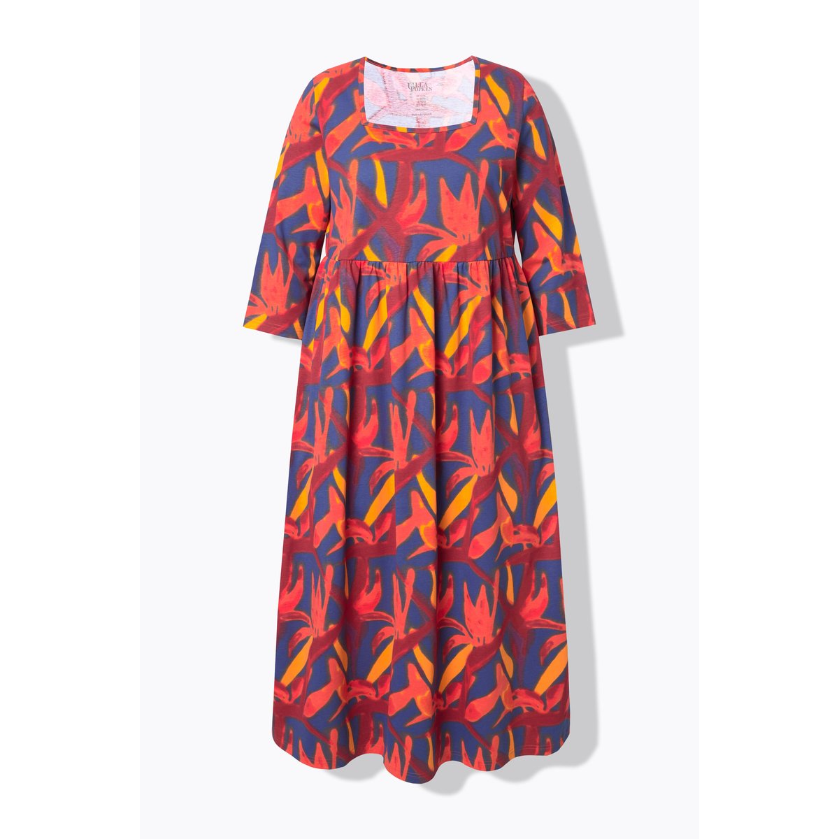 Robe évasée en jersey noir, ULLA POPKEN