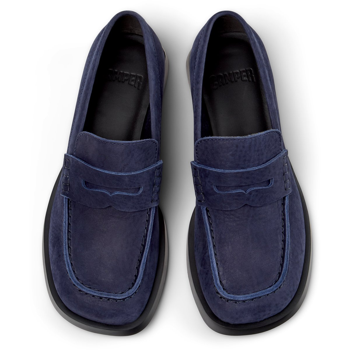 Mocassins Donna bleu foncé, CAMPER